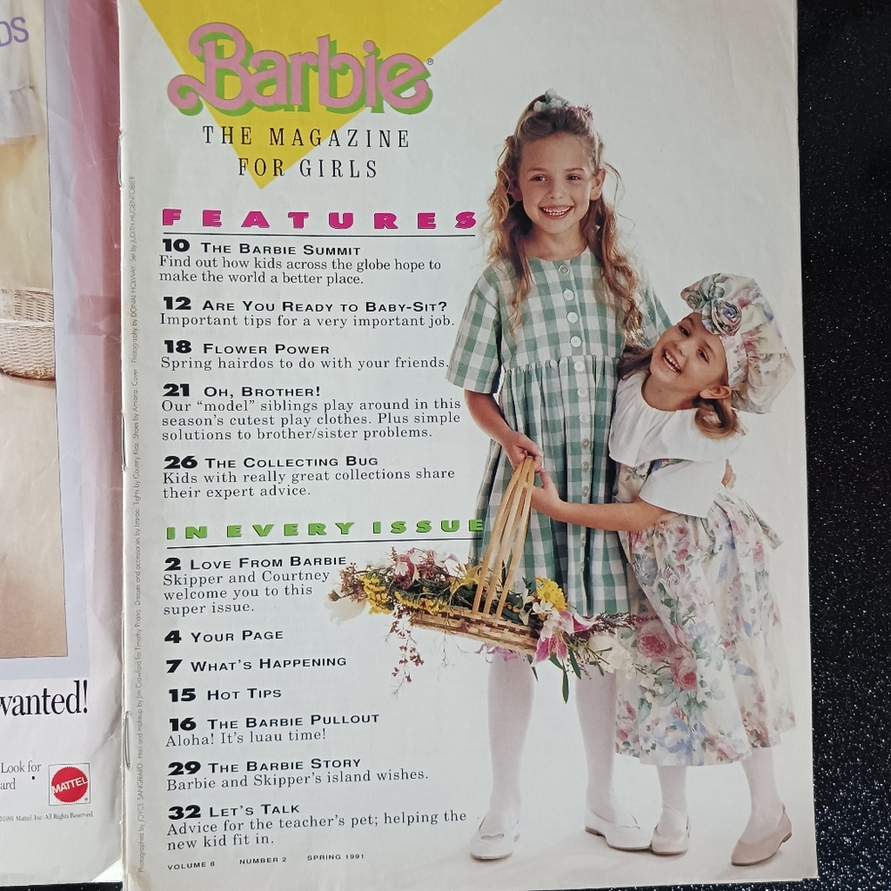 Barbie- The Magazine for Girls- Spring 1991. - Picture 4 of 7